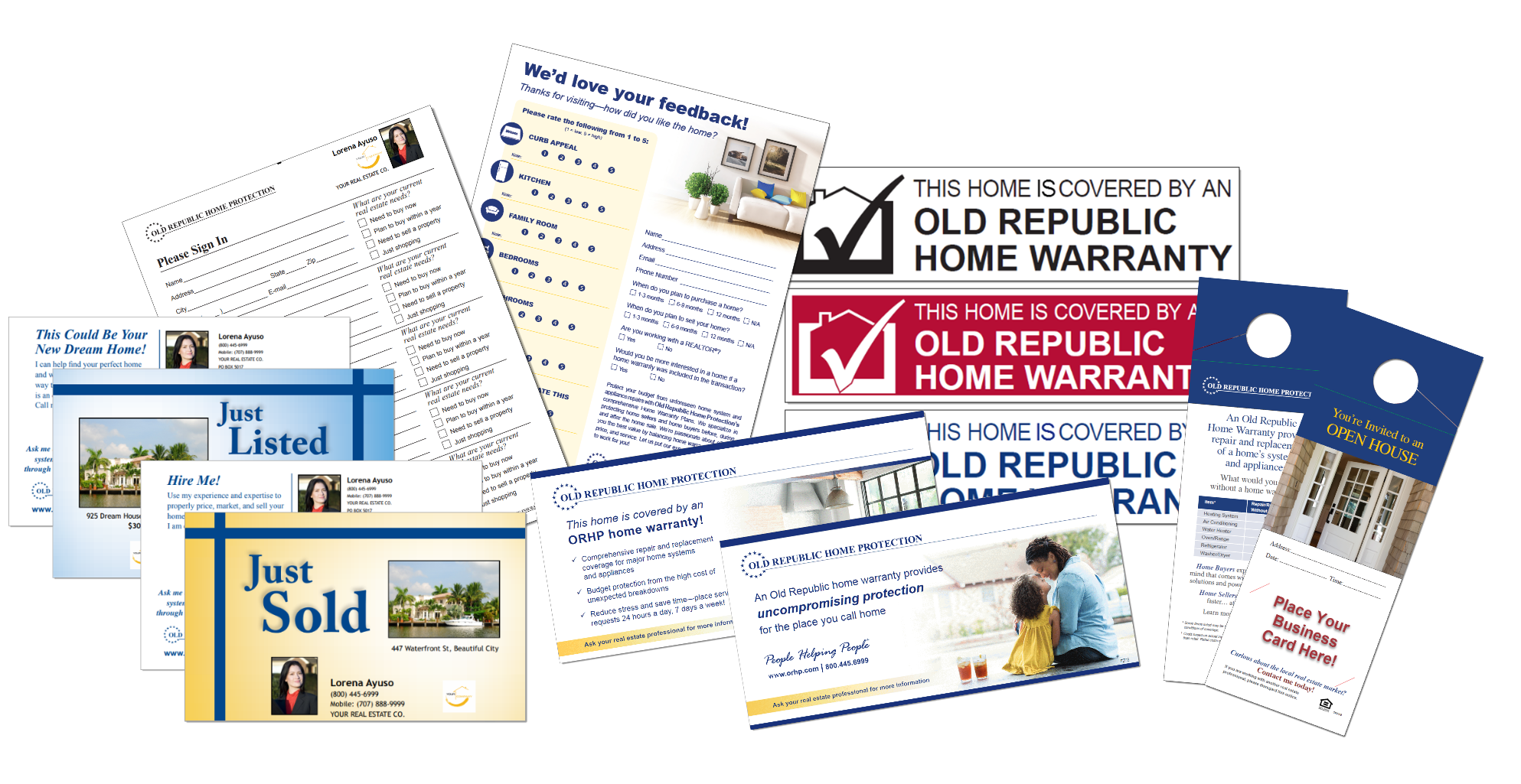 We have all the marketing tools you need for a successful open house.